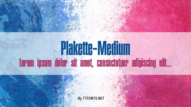 Plakette-Medium example