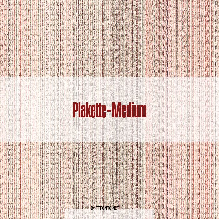 Plakette-Medium example
