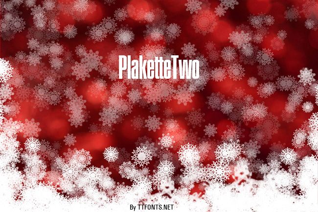 PlaketteTwo example