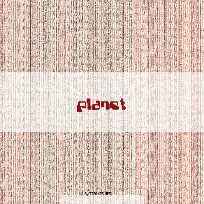 Planet example