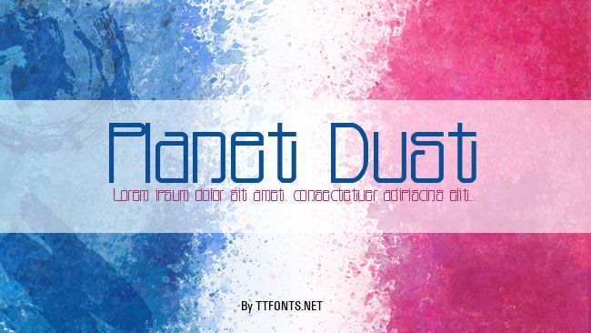 Planet Dust example