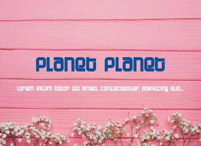 Planet Planet example