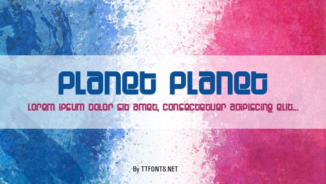 Planet Planet example