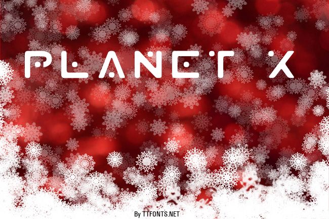 Planet X example
