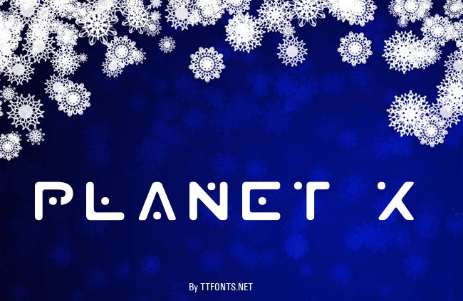 Planet X example