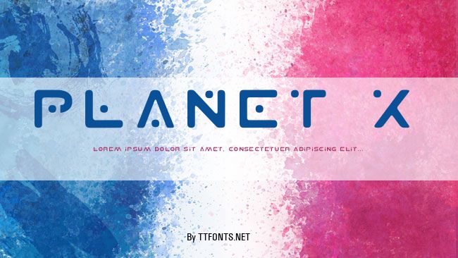 Planet X example