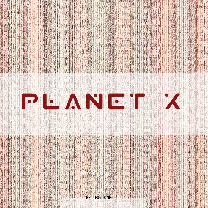 Planet X example