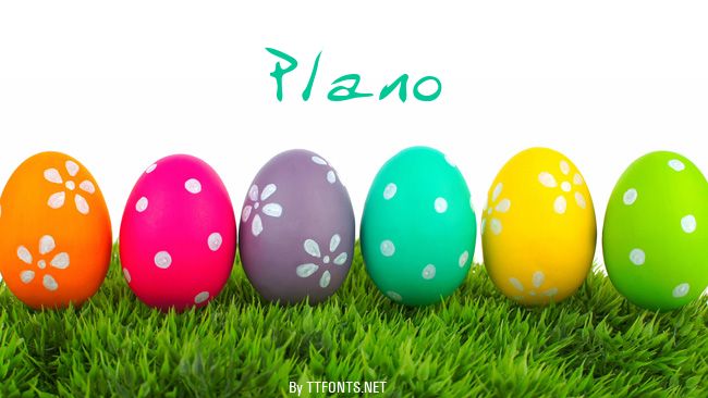 Plano example