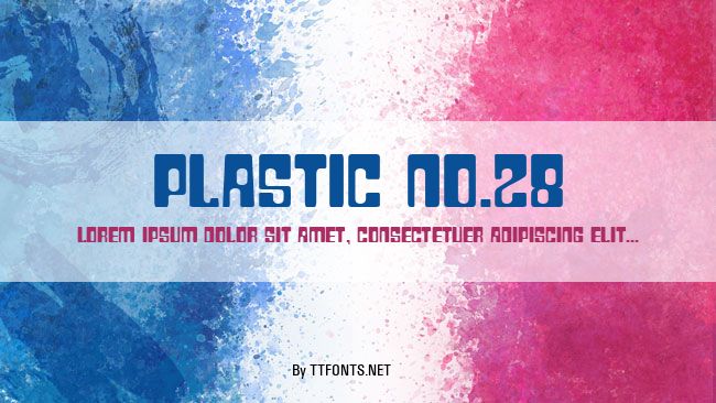 Plastic No.28 example