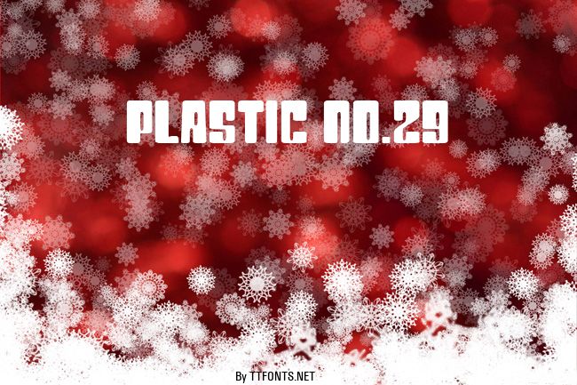 Plastic No.29 example