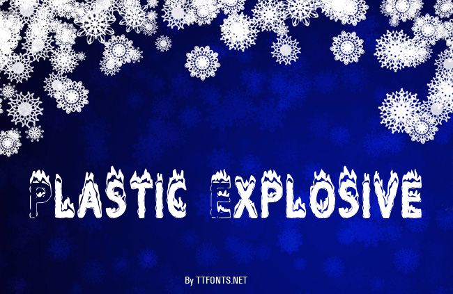 Plastic Explosive example