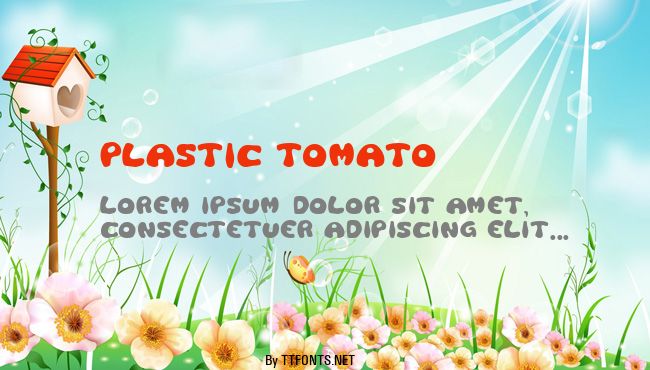 Plastic Tomato example