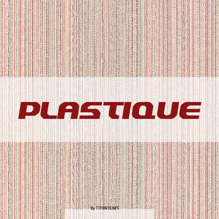 Plastique example
