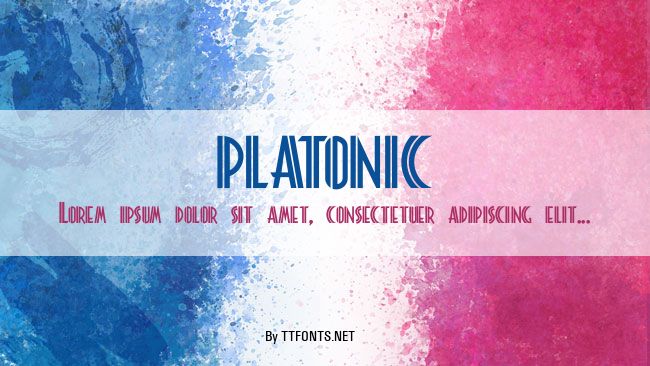 PLATONIC example