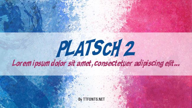 PLATSCH 2 example