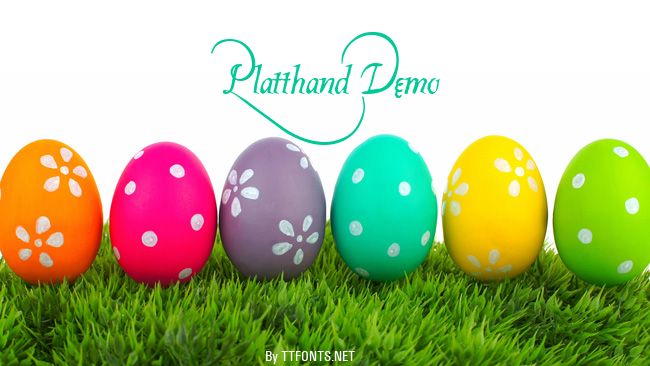 Platthand Demo example
