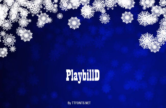 PlaybillD example