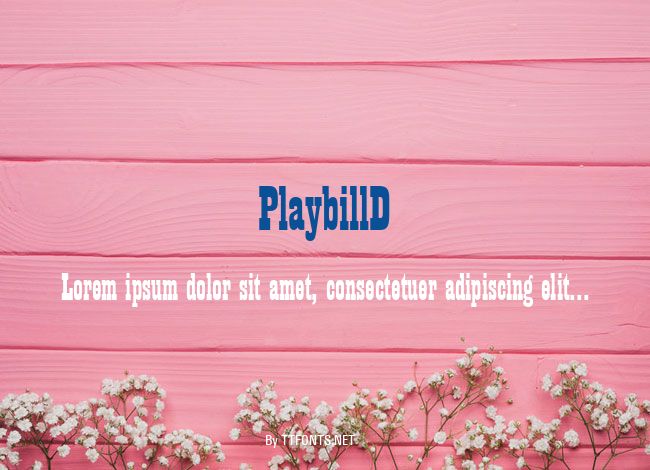PlaybillD example