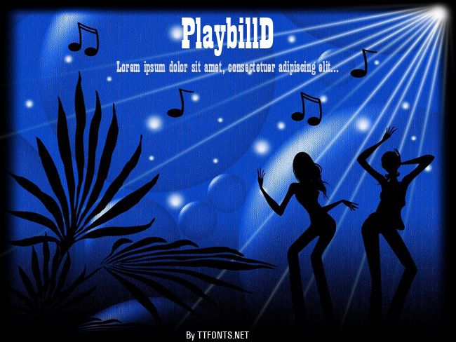 PlaybillD example