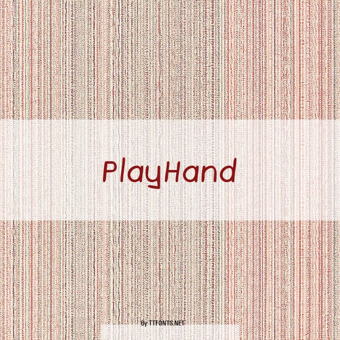 PlayHand example
