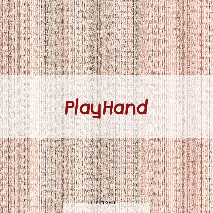 PlayHand example