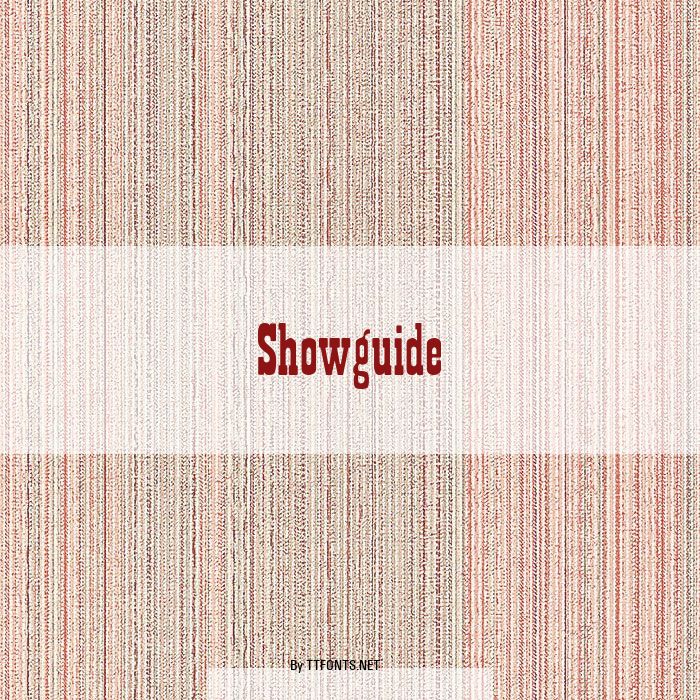 Showguide example