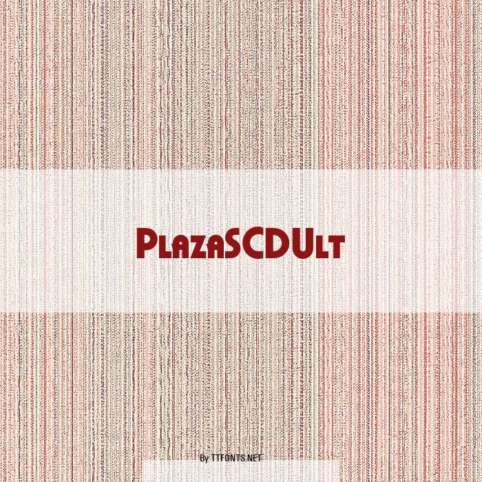 PlazaSCDUlt example