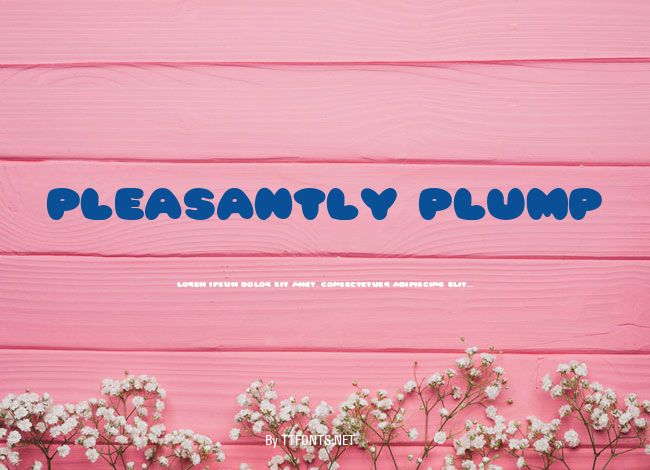 Pleasantly Plump example