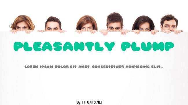 Pleasantly Plump example