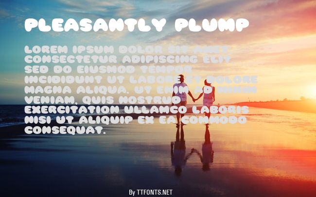 Pleasantly Plump example