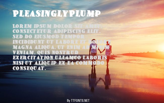 PleasinglyPlump example