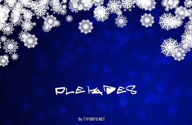 Pleiades example