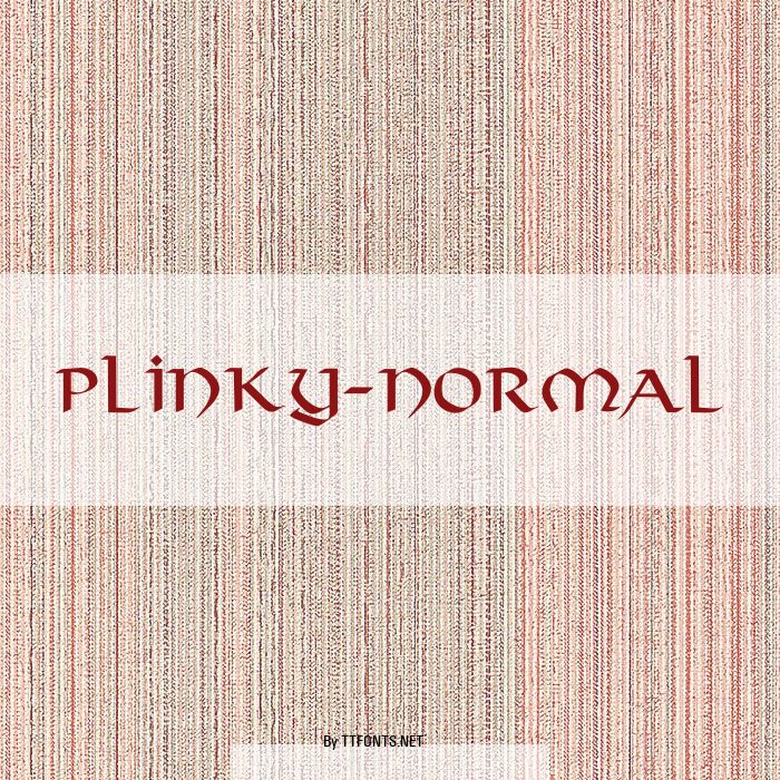 Plinky-Normal example