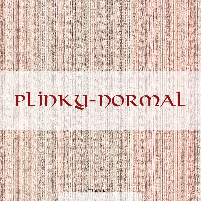 Plinky-Normal example