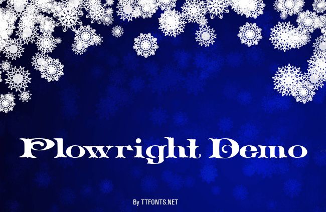 Plowright Demo example