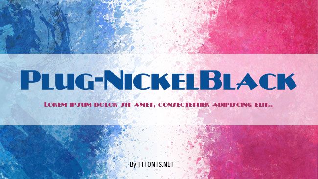 Plug-NickelBlack example