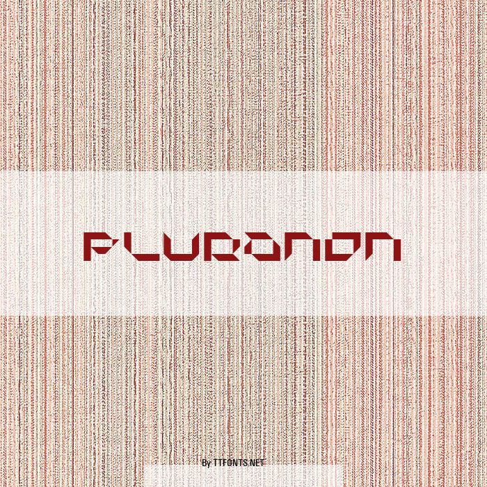 Pluranon example