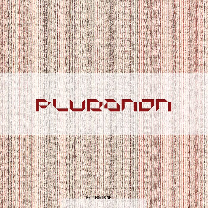 Pluranon example