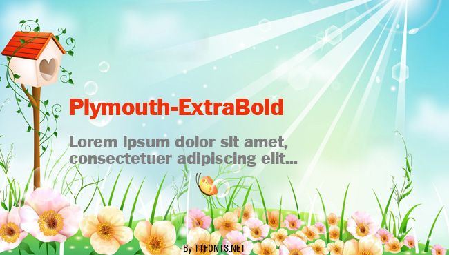 Plymouth-ExtraBold example