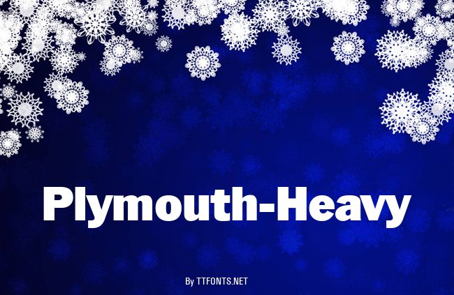 Plymouth-Heavy example