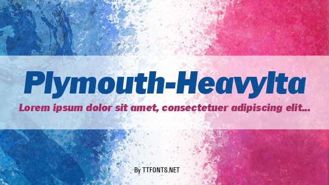 Plymouth-HeavyIta example