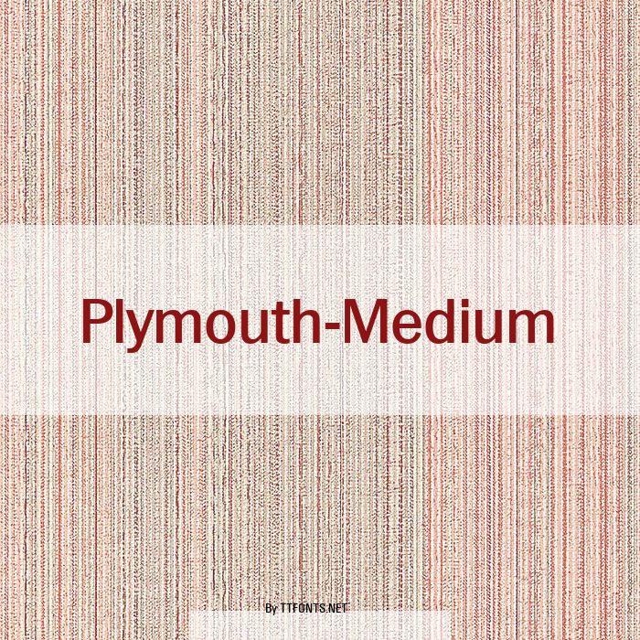 Plymouth-Medium example