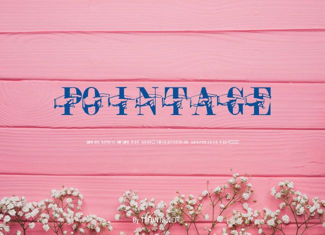 Pointage example