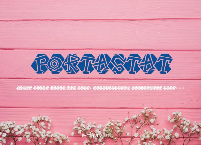 Portastat example