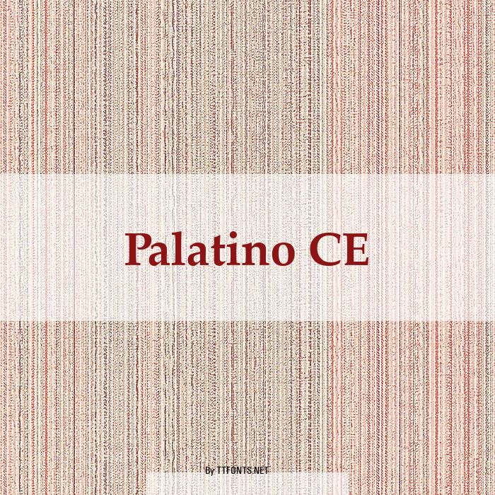 Palatino CE example