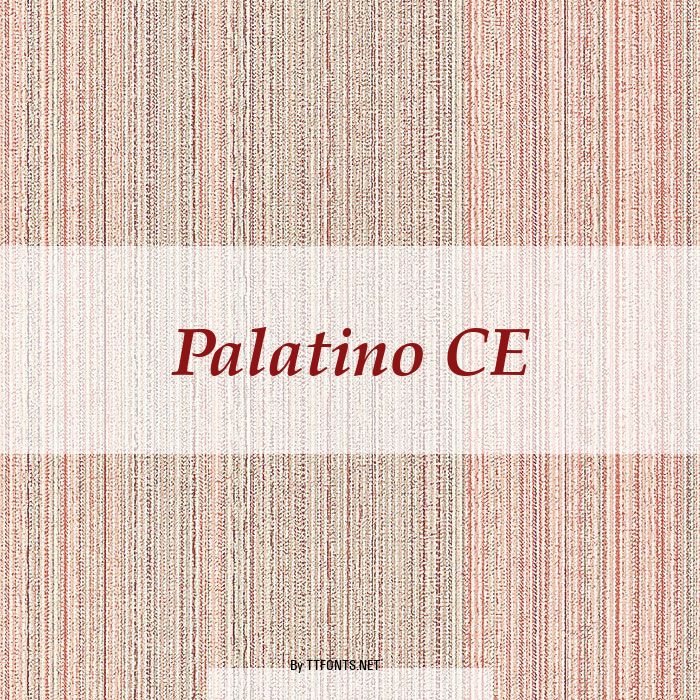 Palatino CE example