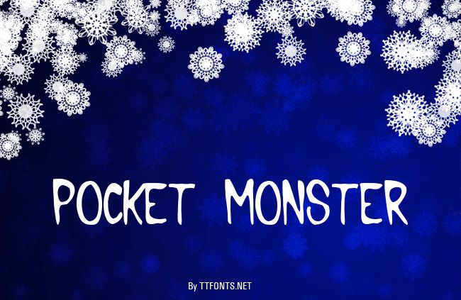 Pocket Monster example