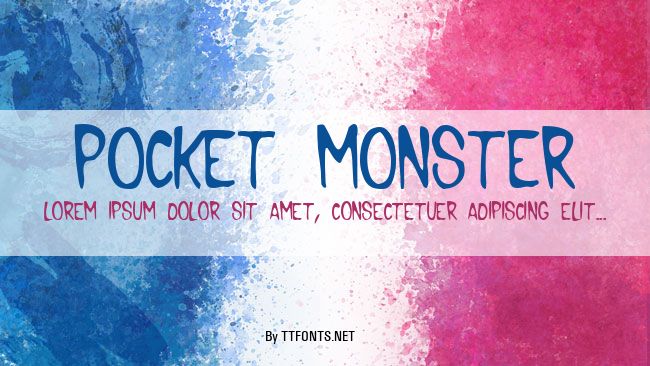 Pocket Monster example