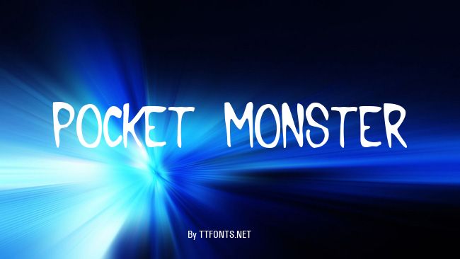 Pocket Monster example