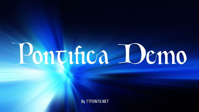 Pontifica Demo example